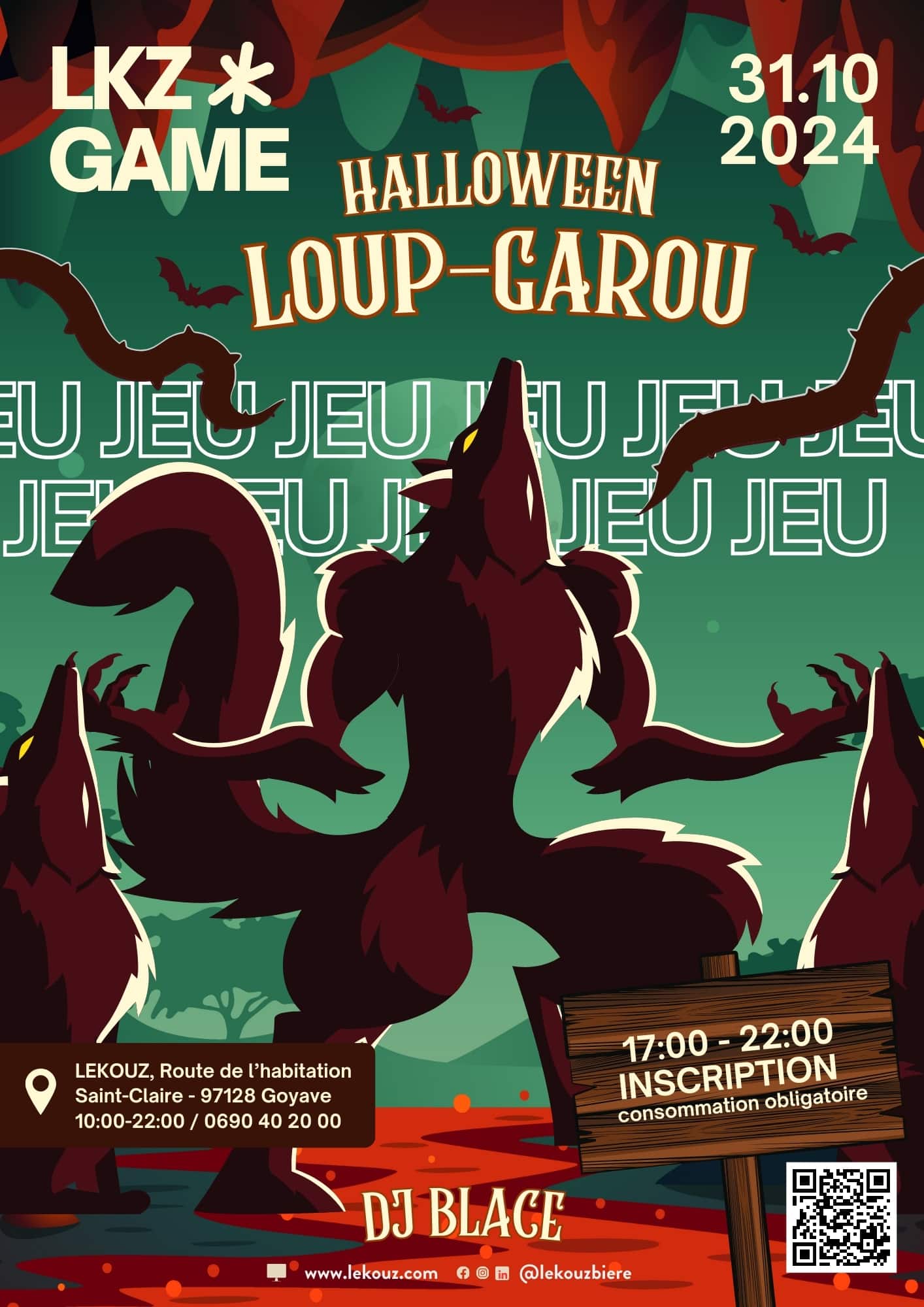 Soirée Loup-Garou Géant pour Halloween !