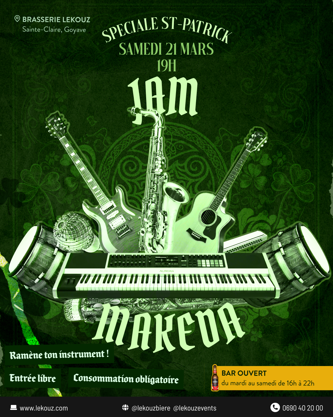 Spéciale St-Patrick – JAM Session