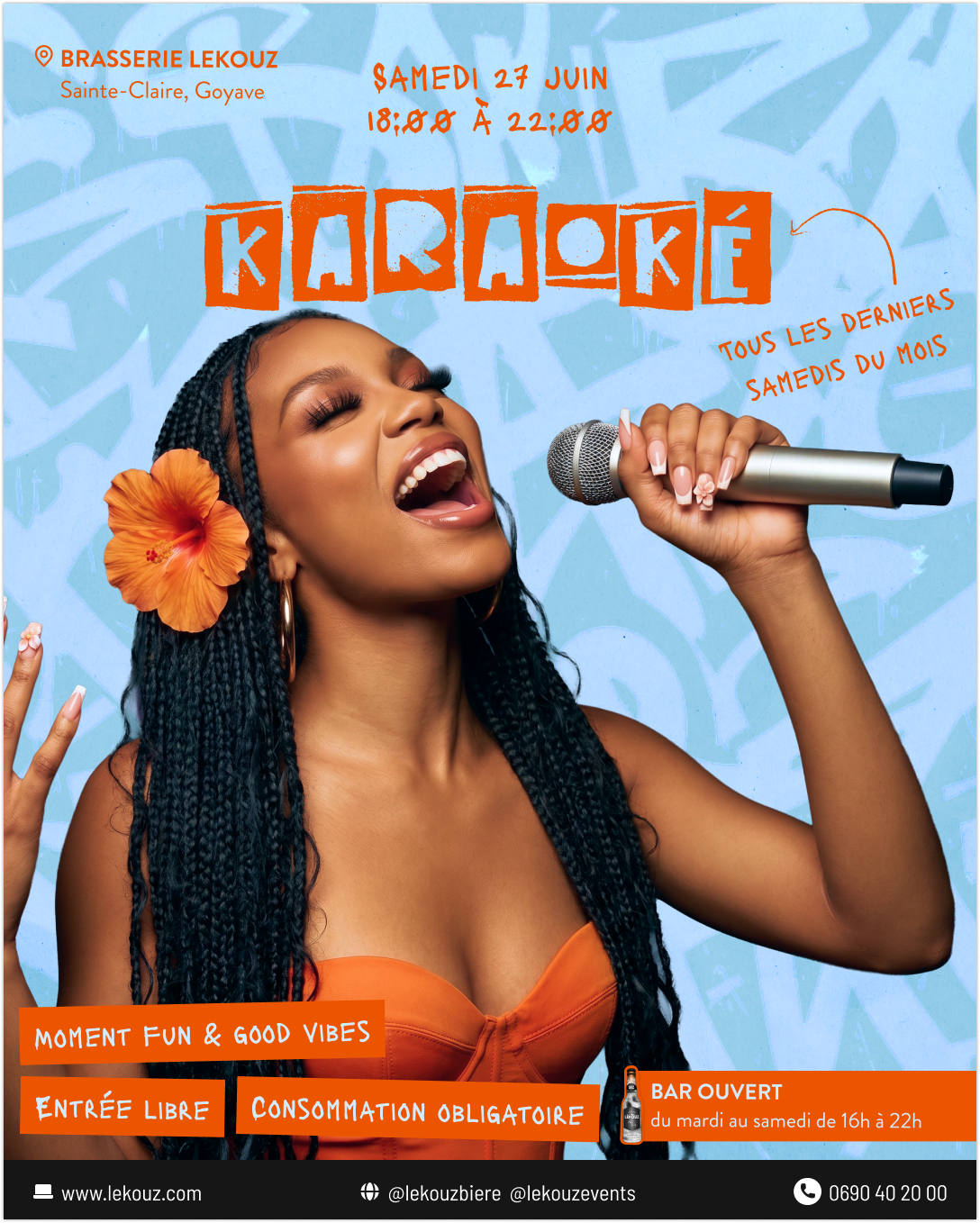 🎤 Karaoké — Samedi 27 juin