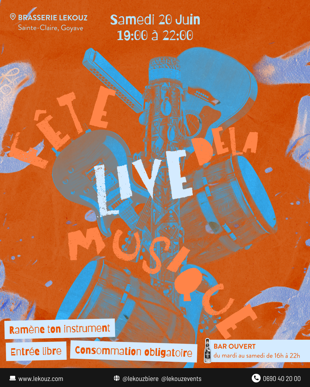 🎸 Fête de la Musique Live — Samedi 20 juin